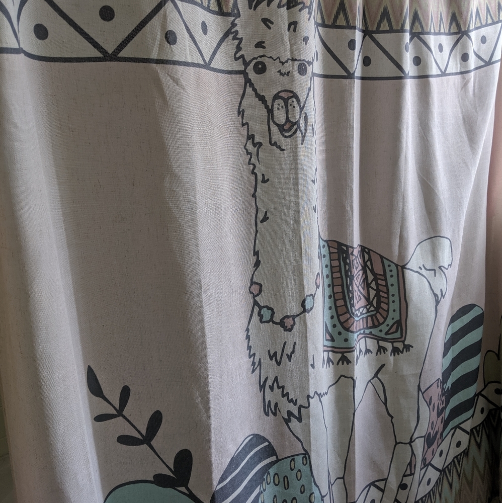 Llama Shower Curtain